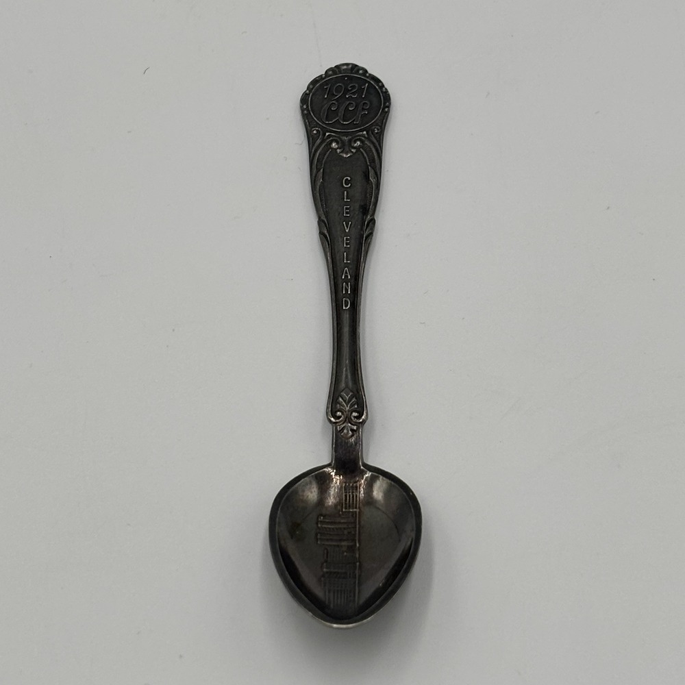 1921 CCF Cleveland silver plated souvenir spoon